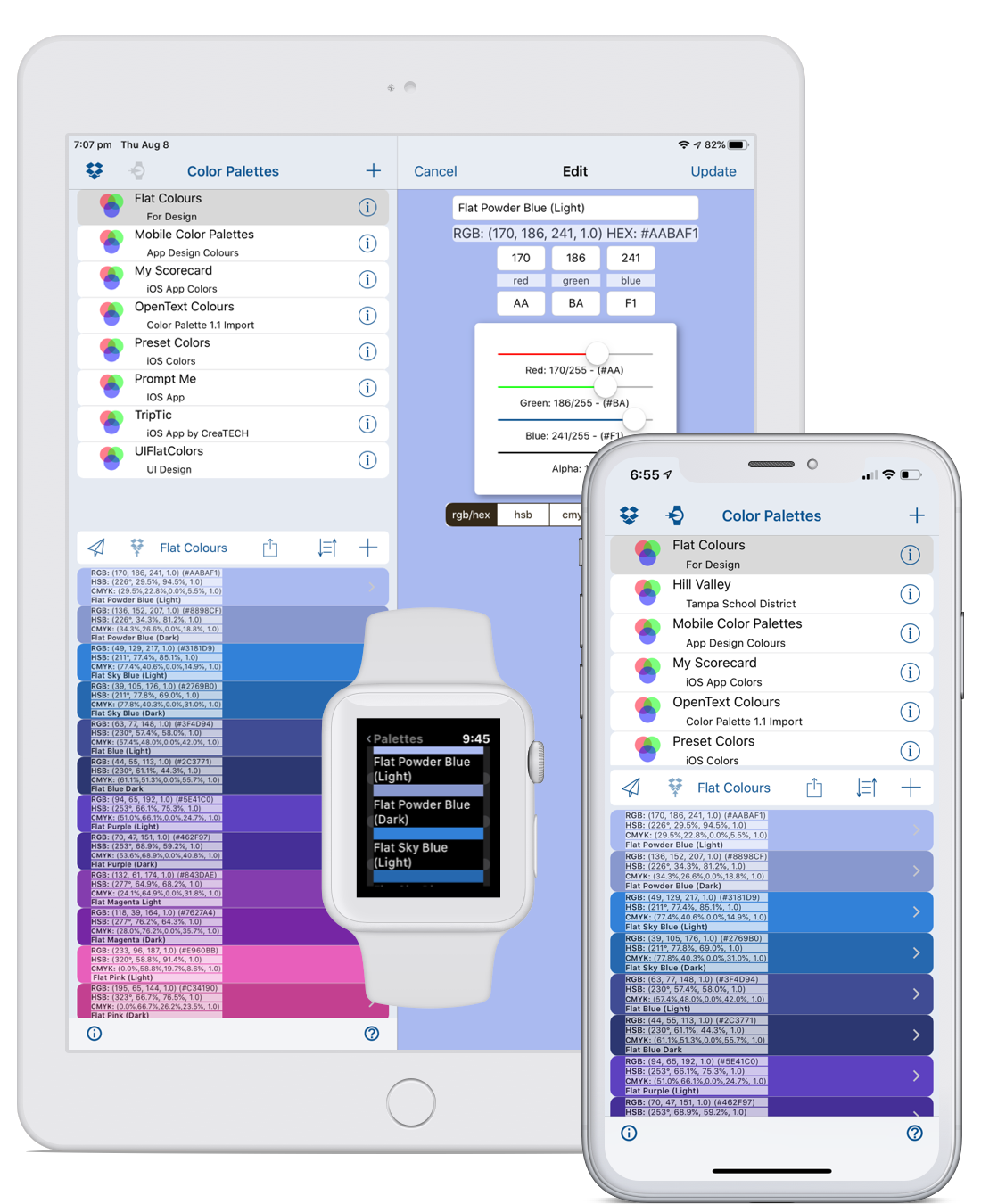 Mobile Color Palettes