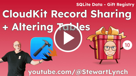 SQLiteData Part 10  CloudKit Record Sharing and Altering Tables