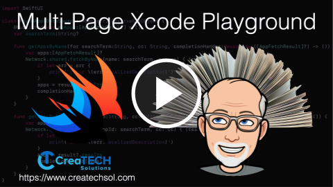 Multi-page Xcode Playground
