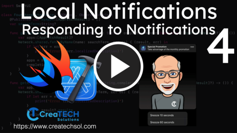 Swift Local Notifications 4: Responding to Notifications